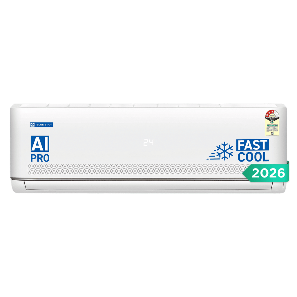 Blue Star M Series 5 in 1 Convertible 1.5 Ton 3 Star Inverter Split AC with AI Pro (2026 Model, Copper Condenser, IA318MXU)