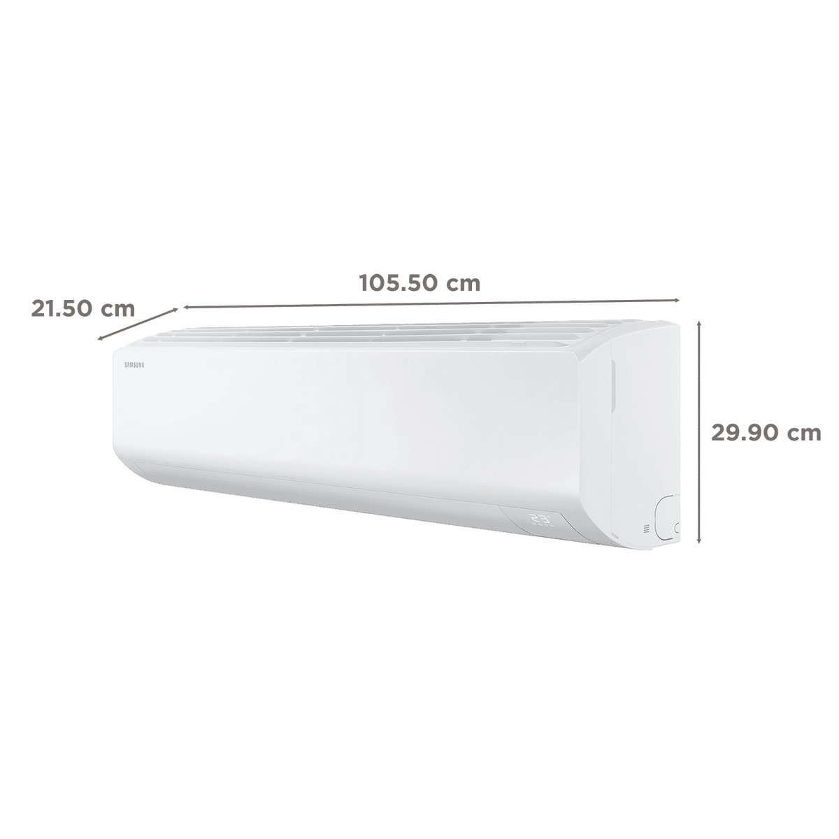 SAMSUNG AR50 5 in 1 Convertible 2 Ton 3 Star Inverter Split Smart AC with 4 Way Swing (2026 Model, Copper Condenser, AR50H24D1XH)
