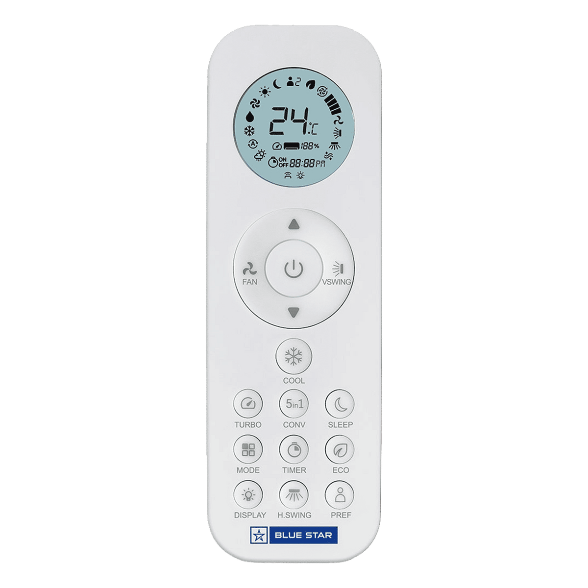 Blue Star Z Series 5 in 1 Convertible 1.5 Ton 3 Star Inverter Split Smart AC with Voice Command Technology (2026 Model, Copper Condenser, IA318ZXUS)