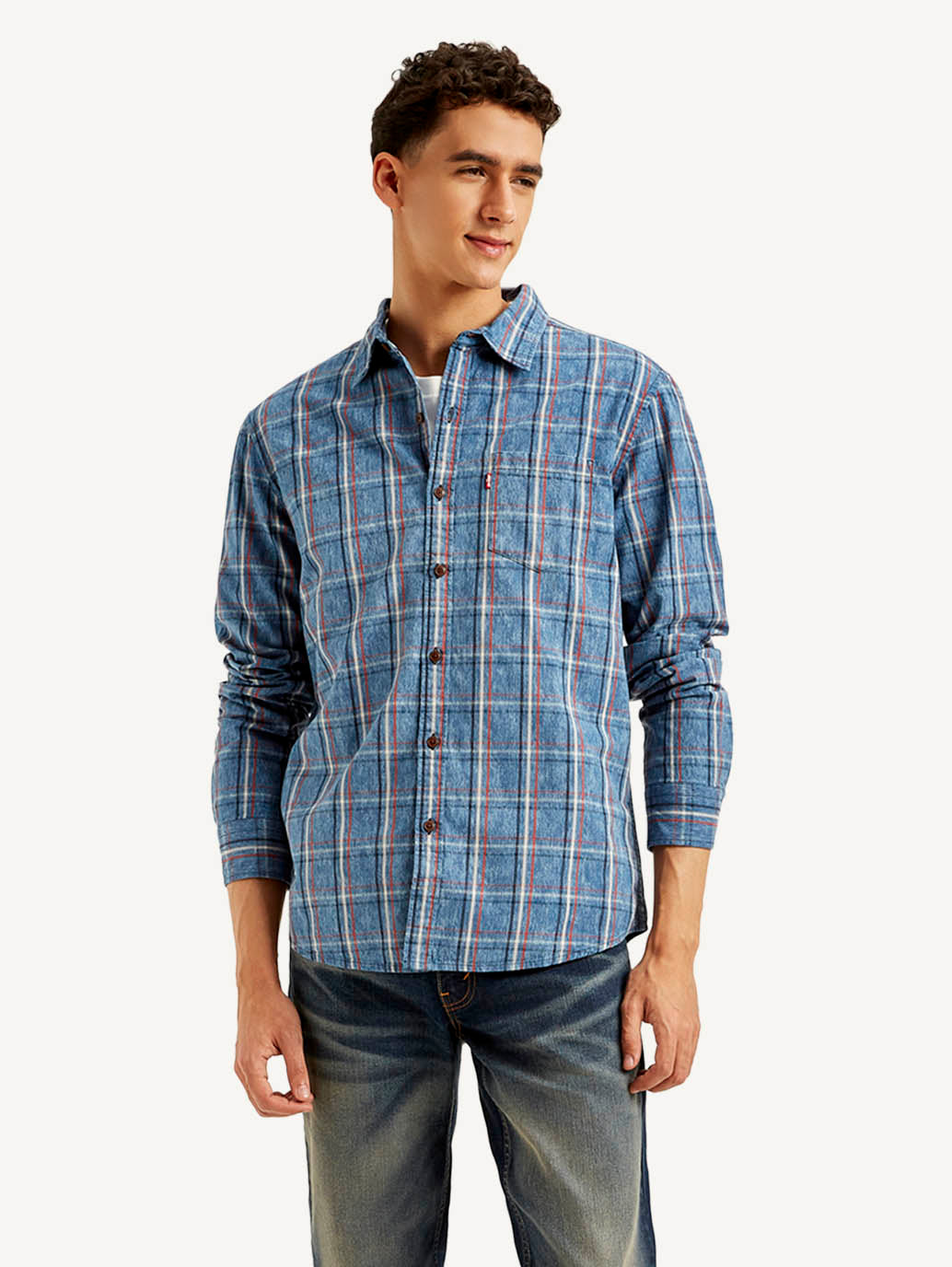 Men's Checkered Slim Fit Shirt