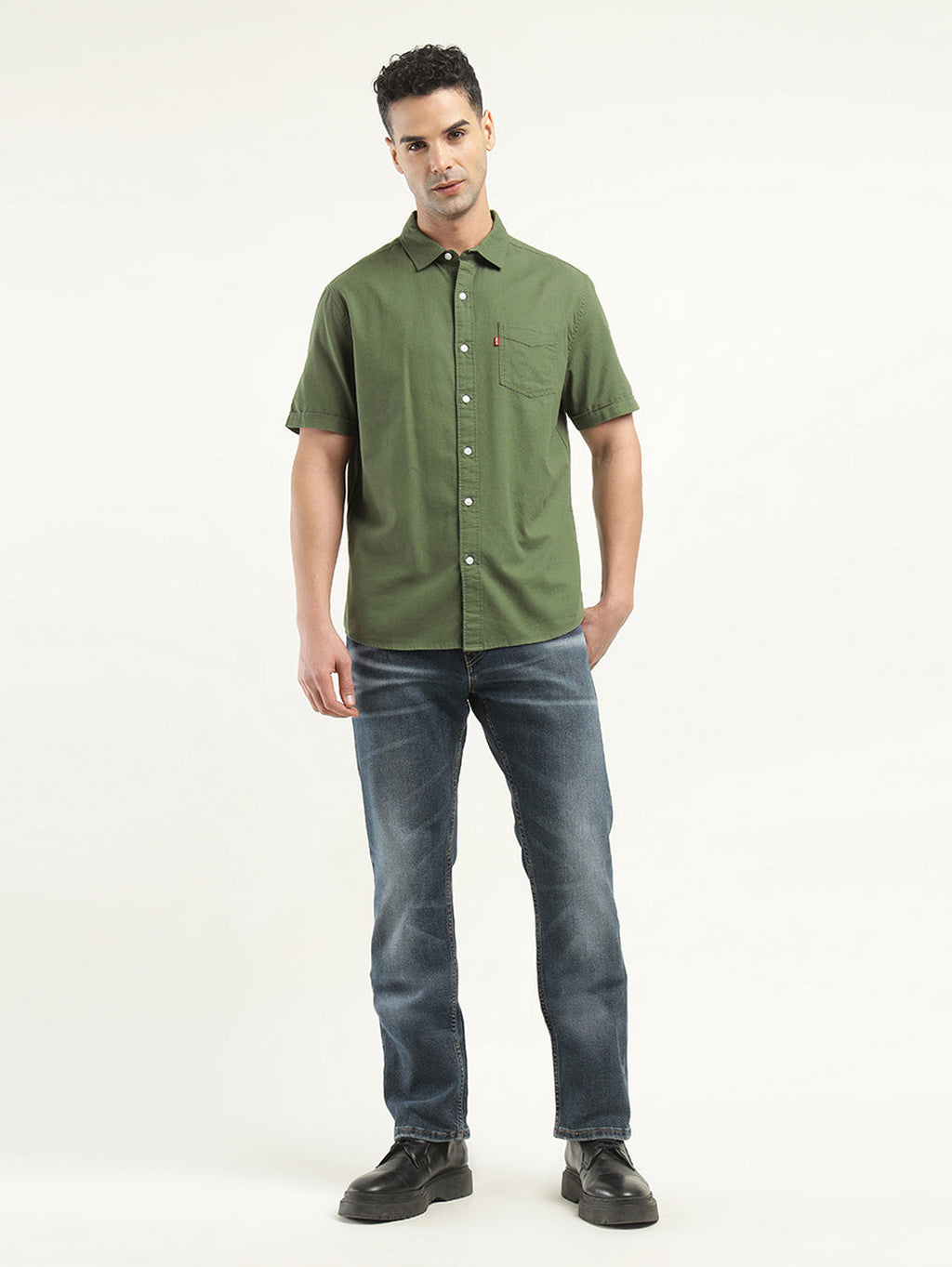 Men's Solid Slim Fit Shirt