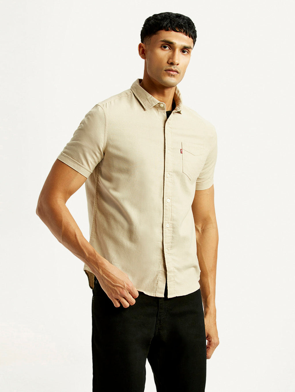 Men's Solid Slim Fit Shirt
