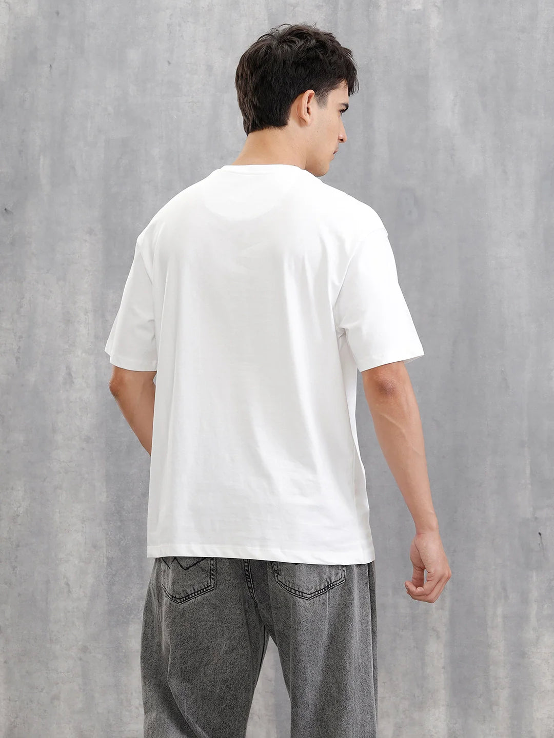 Solid Oversized T-Shirt | White