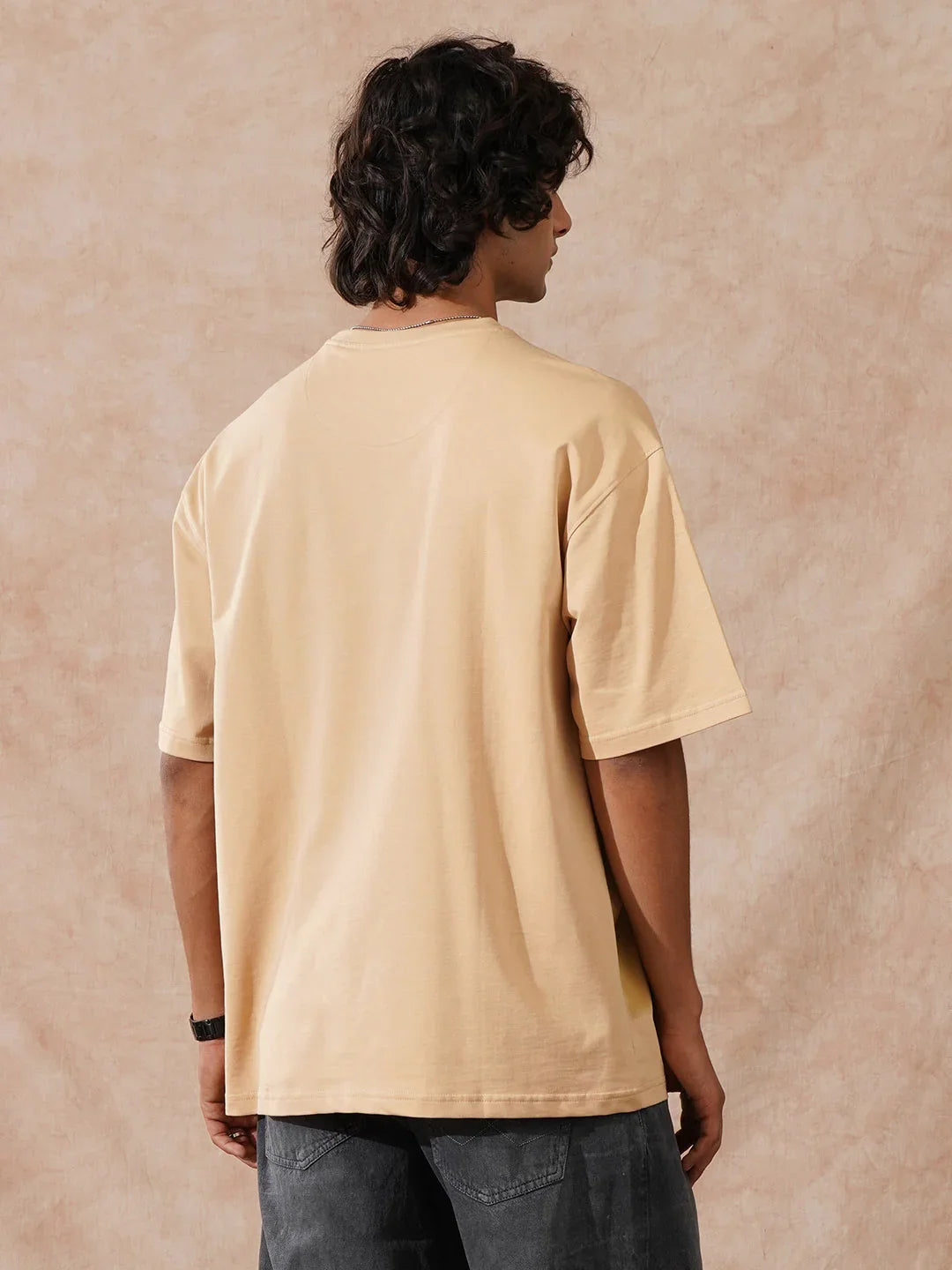 Heavy GSM Oversized T-Shirt | Beige