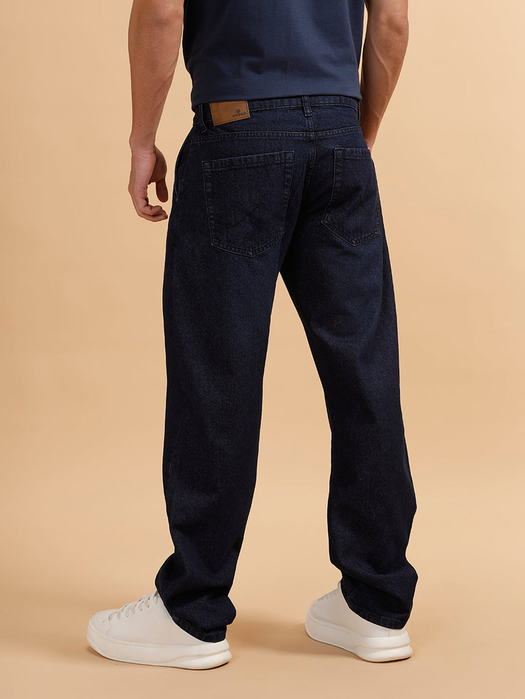 Light Fade Anti Fit Jeans | Dark Blue