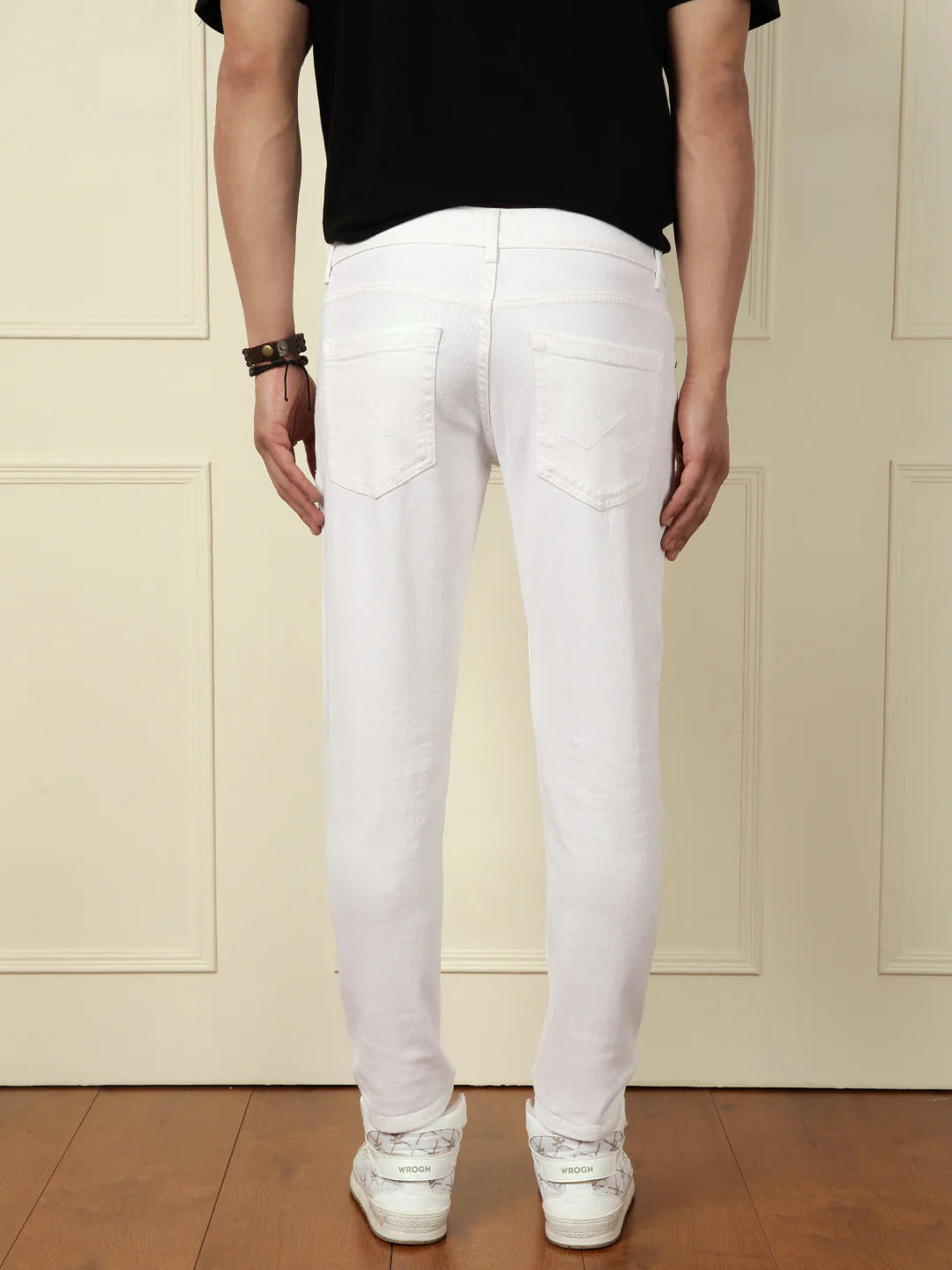 Classic Skinny Crop Jeans | White