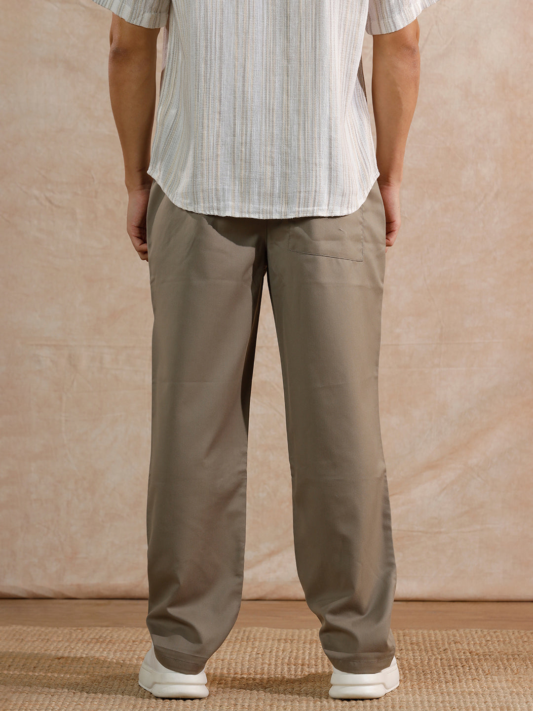 Casual Loose Fit Trouser  | Khaki