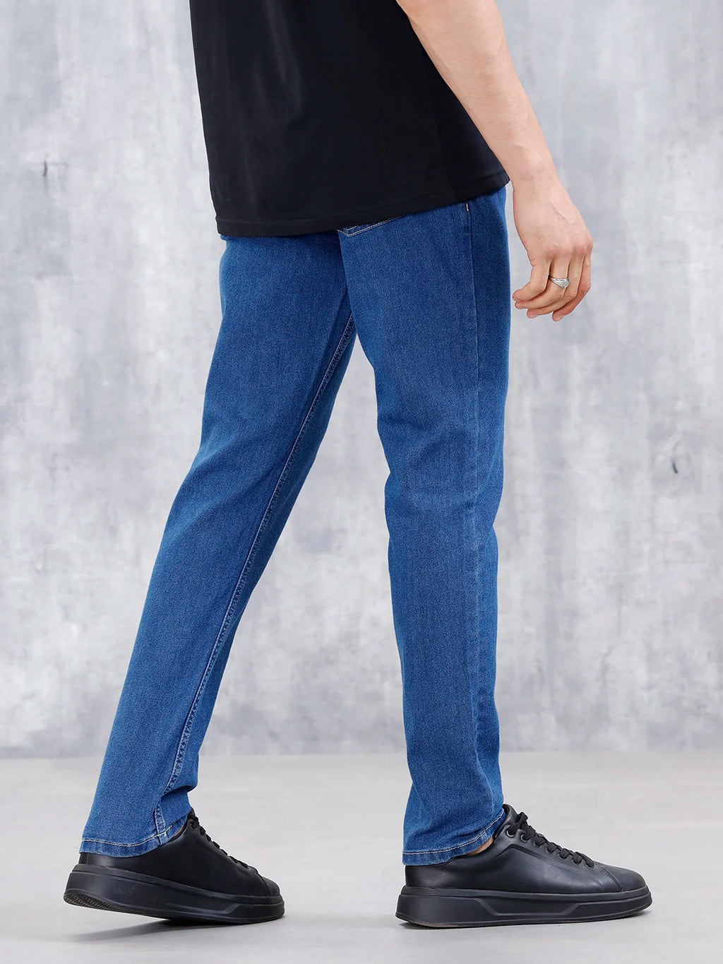 Men's Casual Slim Fit Jeans | Blue