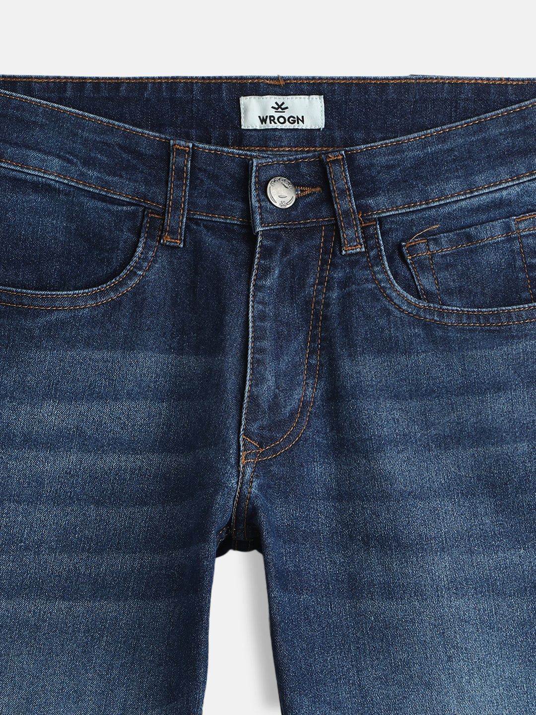 Dark Blue Slim Fit Denim Jeans