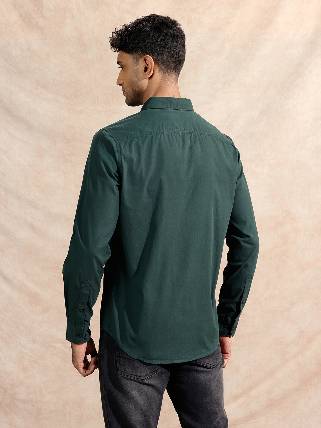 Classic Regular Fit Shirt | Dark Green