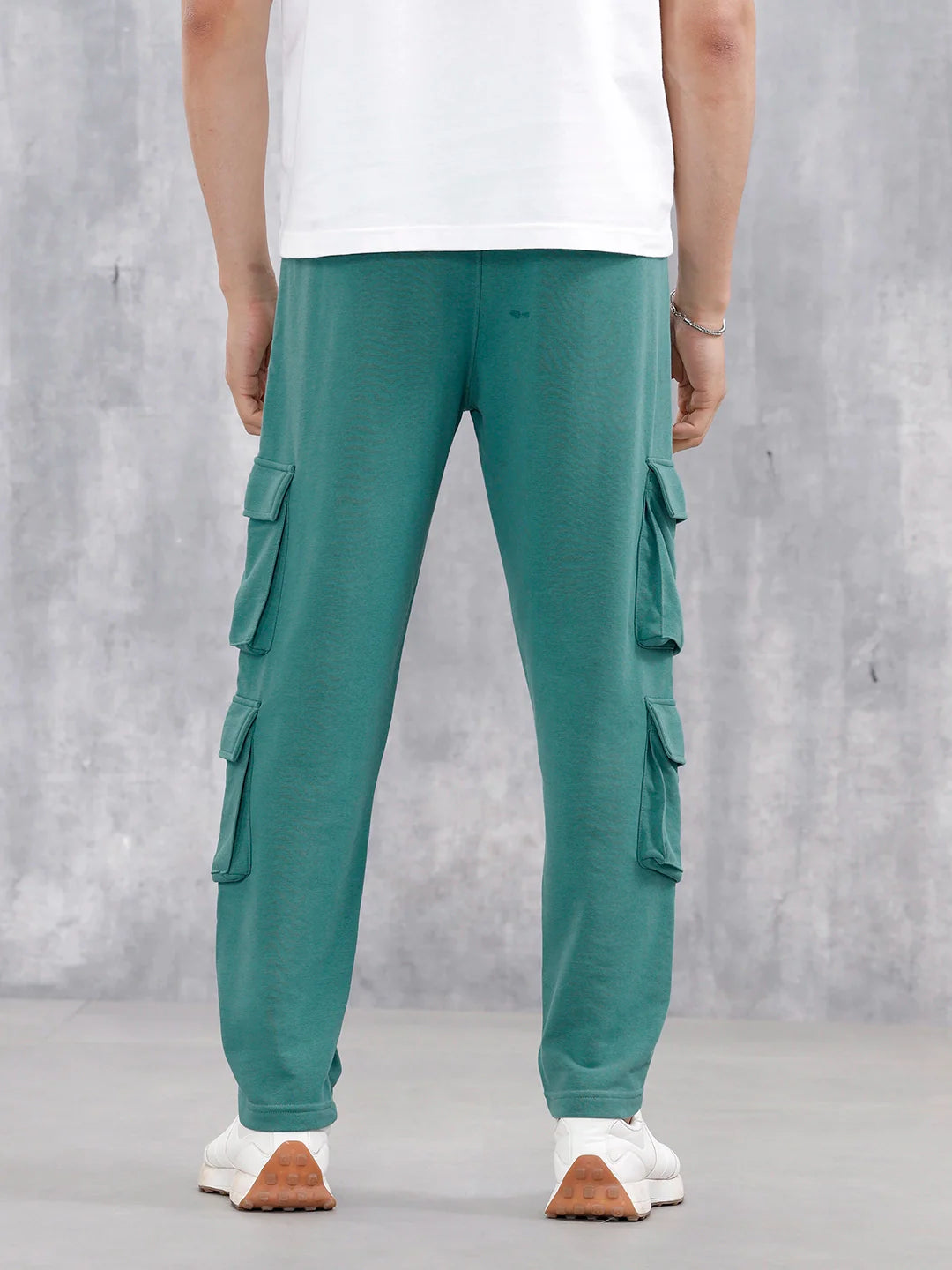 Men’s Relaxed Fit Knit Jogger With Utility Pockets | Teal