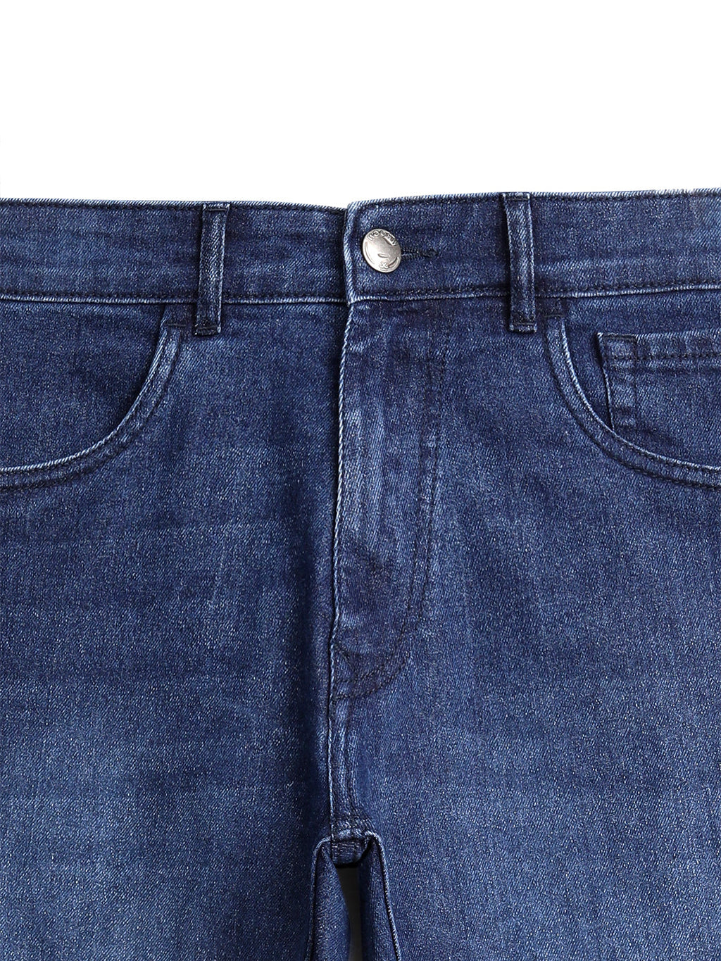 Dark Blue Slide Basic Jeans