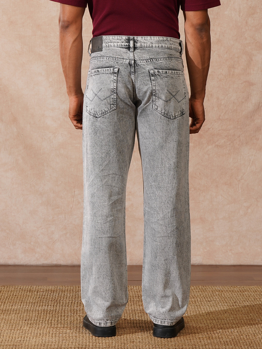 Faded Anti Fit Jeans | Grey