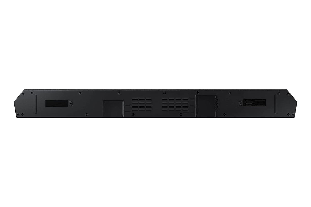 Samsung Q-Symphony Soundbar (HW-Q600C/XL), USB, Bluetooth with 3.1.2 Channel, Wireless Subwoofer, and 2 Up-Firing Speakers, Dolby Atmos Music (Black)