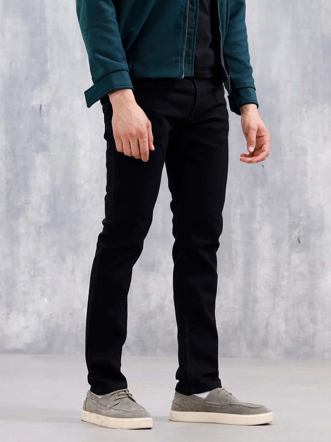 Men's Casual Slim Fit Jeans | Black
