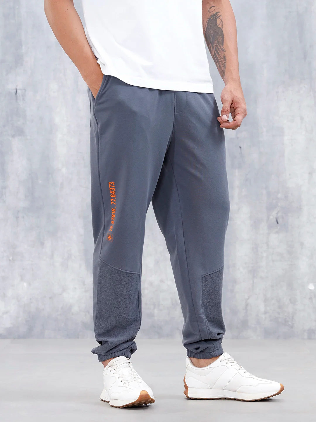 Men's Casual Relaxed Fit Knit Jogger | Dark Grey