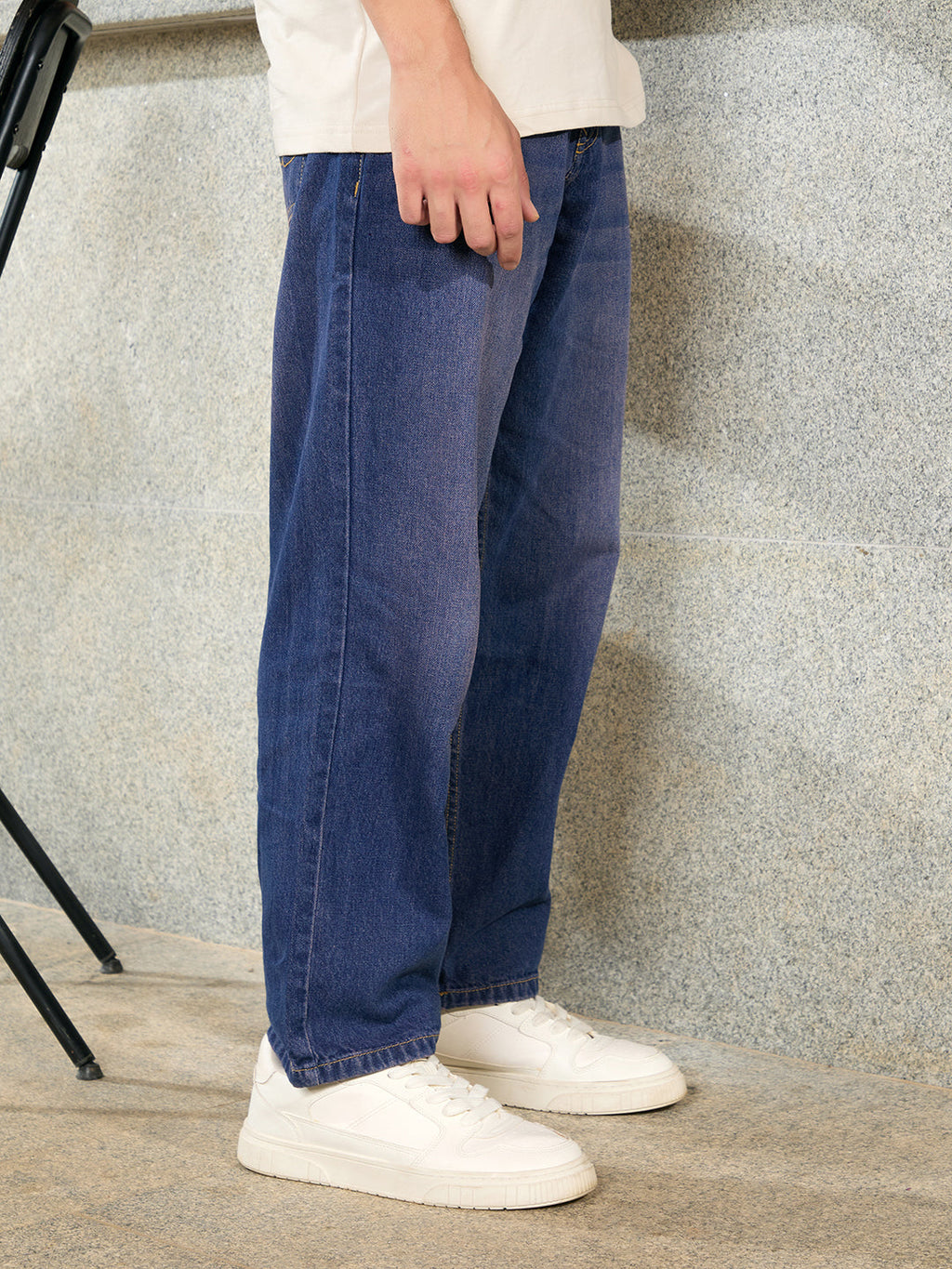 Heavy Fade Loose Fit Jeans | Blue