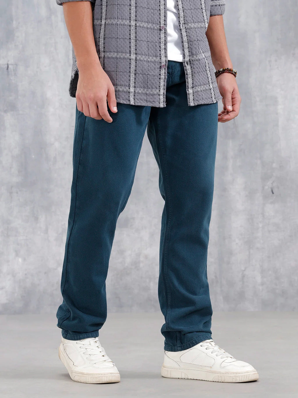 Men's Casual Relaxed Fit Jeans | Teal
