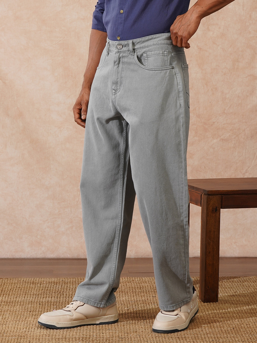 Casual Anti Fit Jeans | Grey