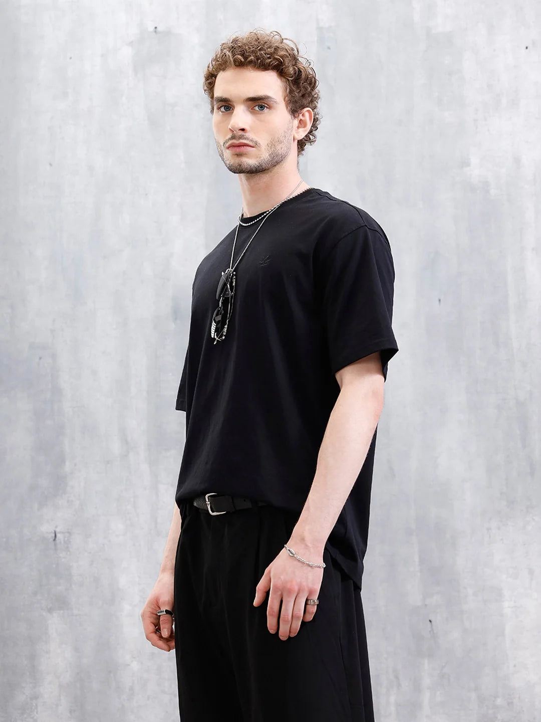 Heavy GSM Oversized Fit T-Shirt | Black