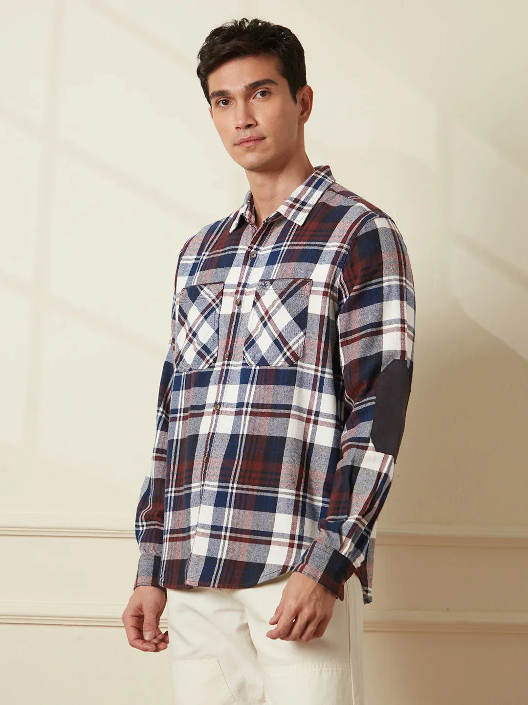 Brushed Flannel Overshirt  | Multicolor