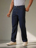 Casual Anti Fit Jeans | Dark Blue