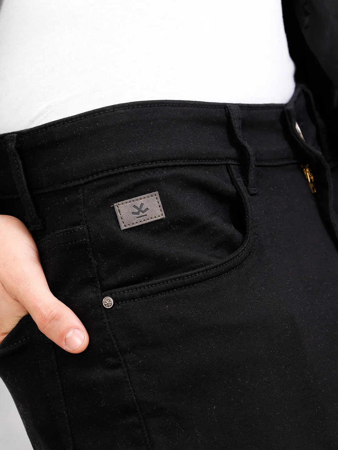 Slim Fit Stay Black Jeans  |  Black