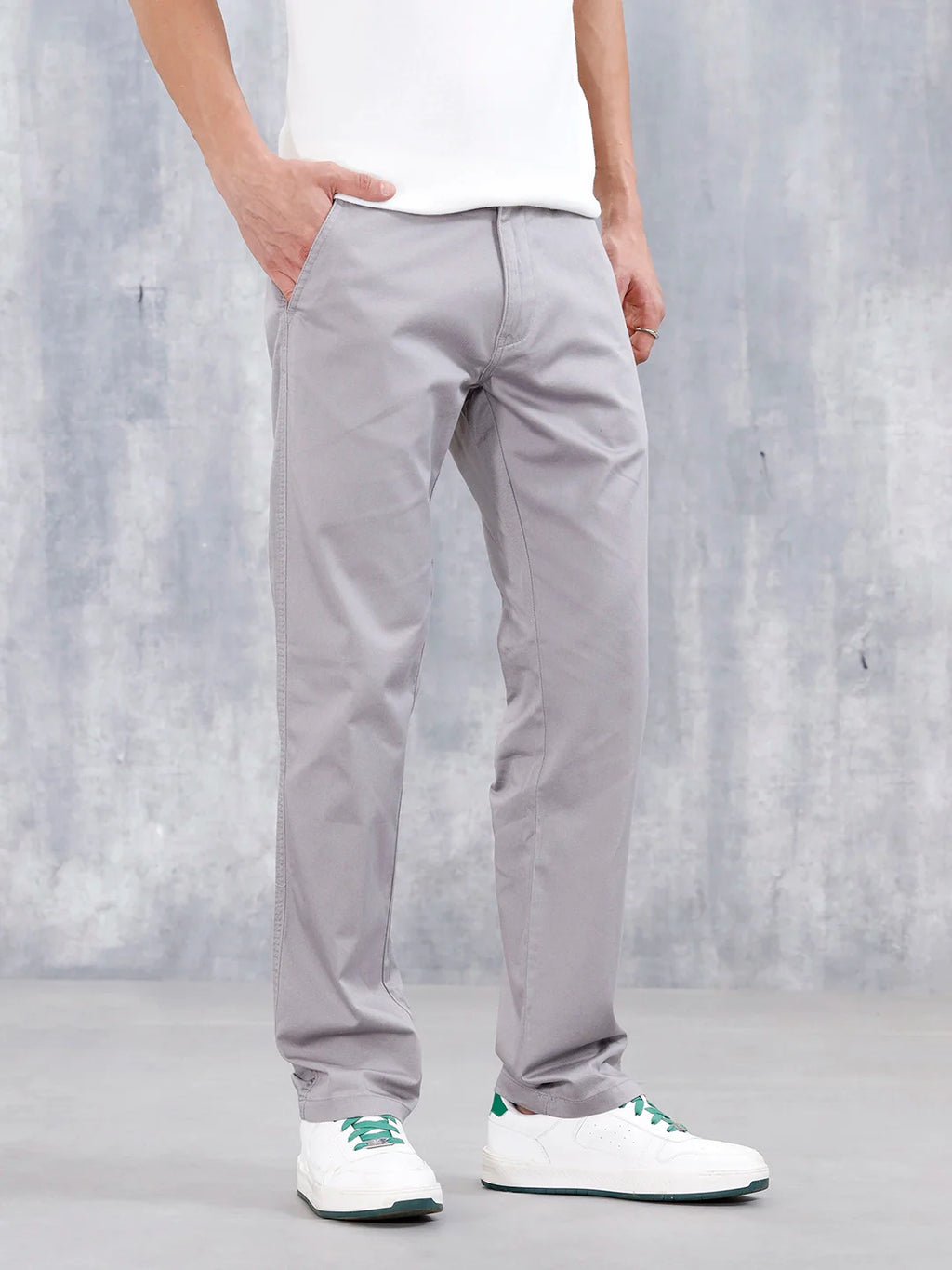 Men's Straight Fit Woven Jogger | Grey