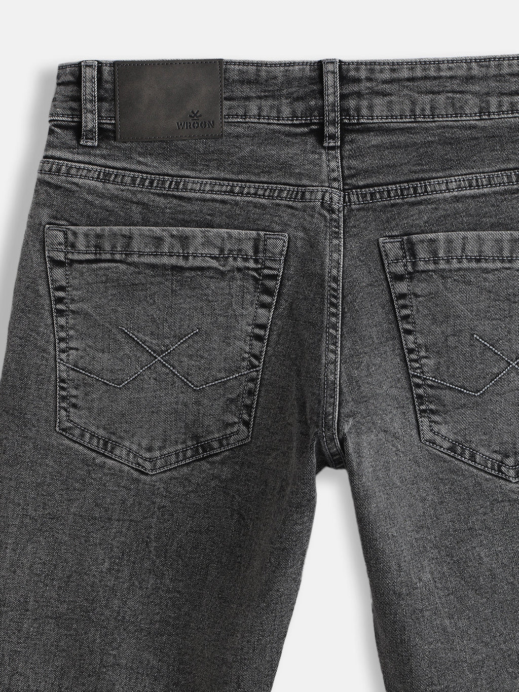 Charcoal Washed Slim Fit Jeans | Grey