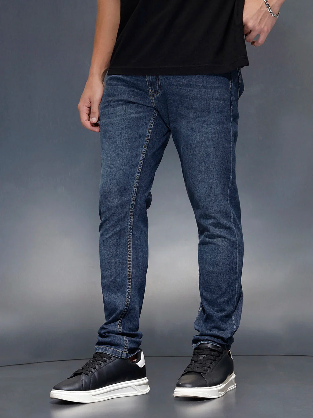 Men's Casual Slim Fit Denim Jeans  | Blue