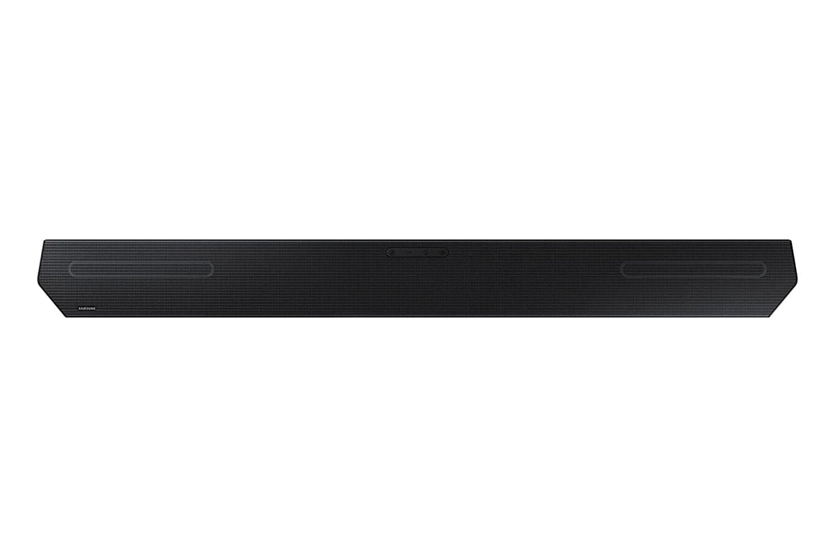Samsung Q-Symphony Soundbar (HW-Q600C/XL), USB, Bluetooth with 3.1.2 Channel, Wireless Subwoofer, and 2 Up-Firing Speakers, Dolby Atmos Music (Black)