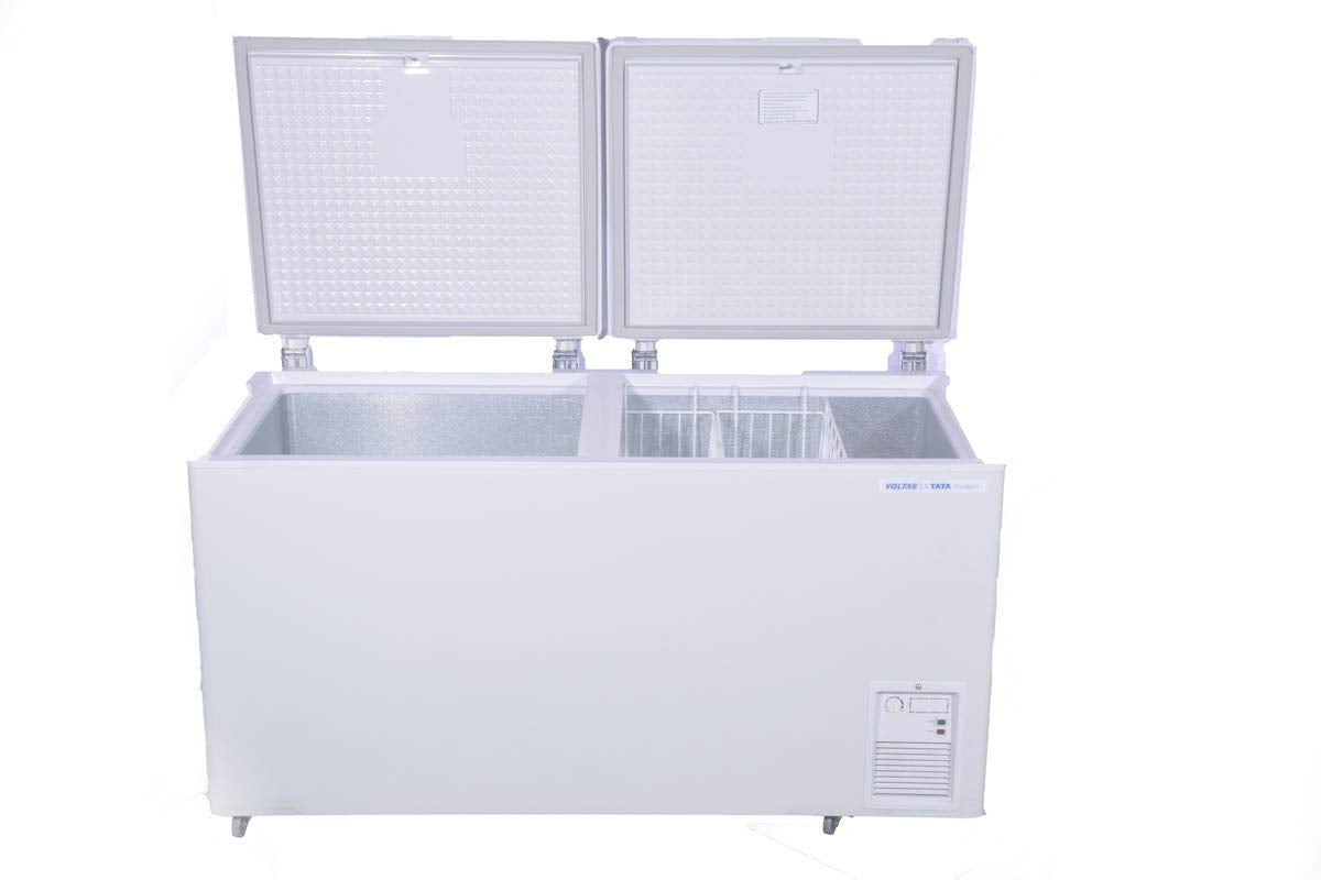 Voltas 500 L Double Door Standard Deep Freezer  (White, 500M SLF)