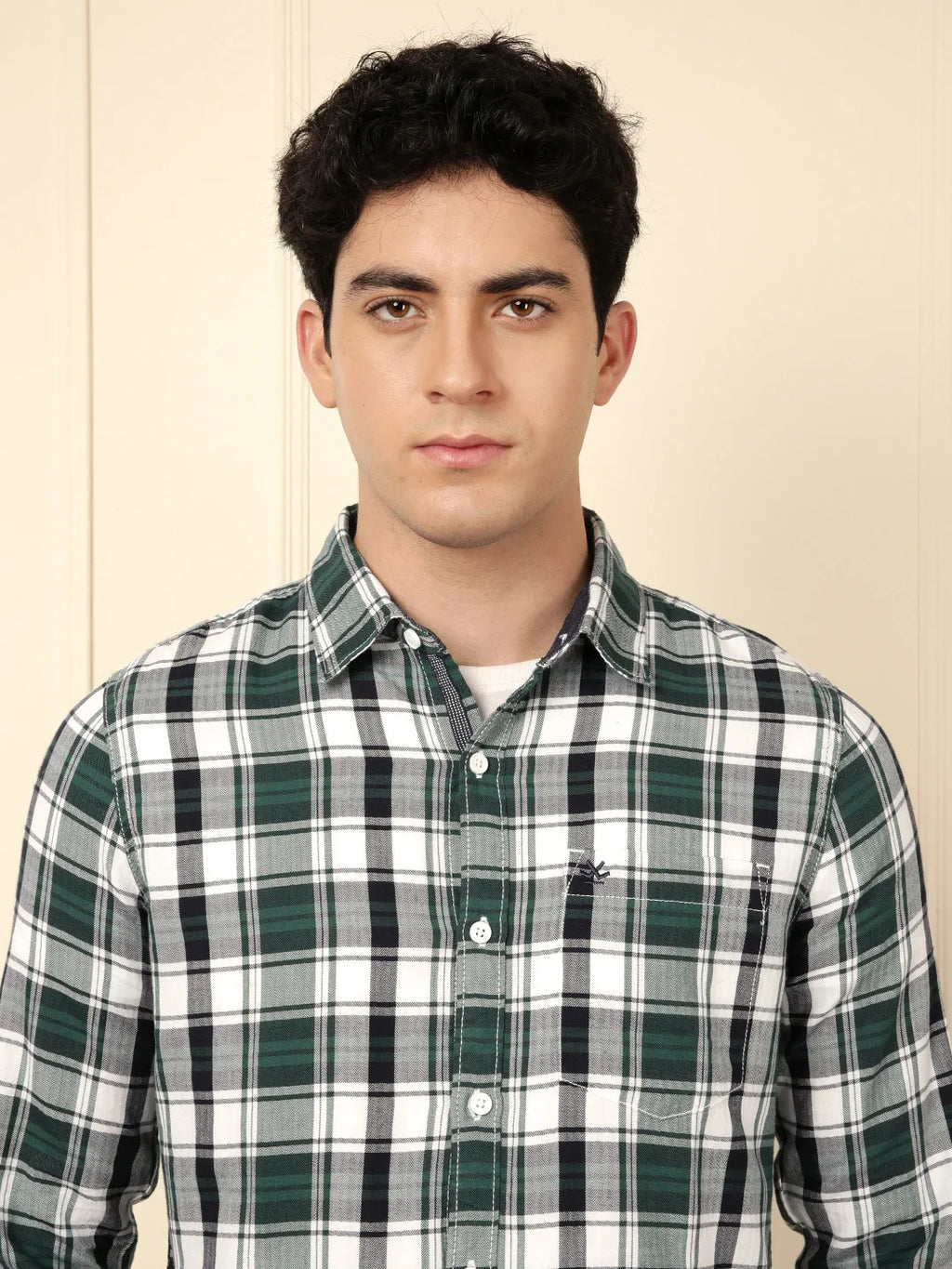 Urban Checked Shirt in Green