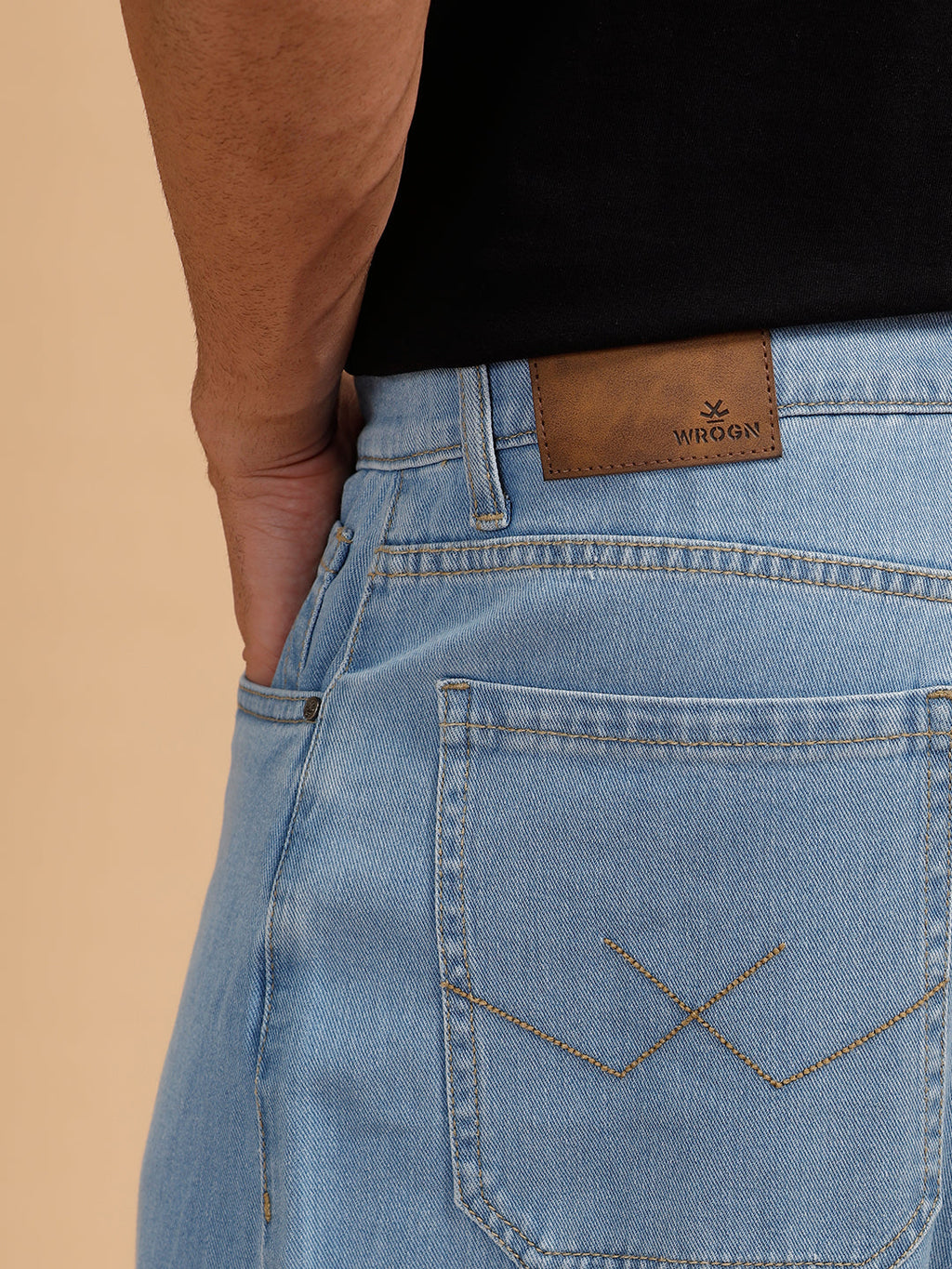 Casual Baggy Fit Jeans | Light Blue