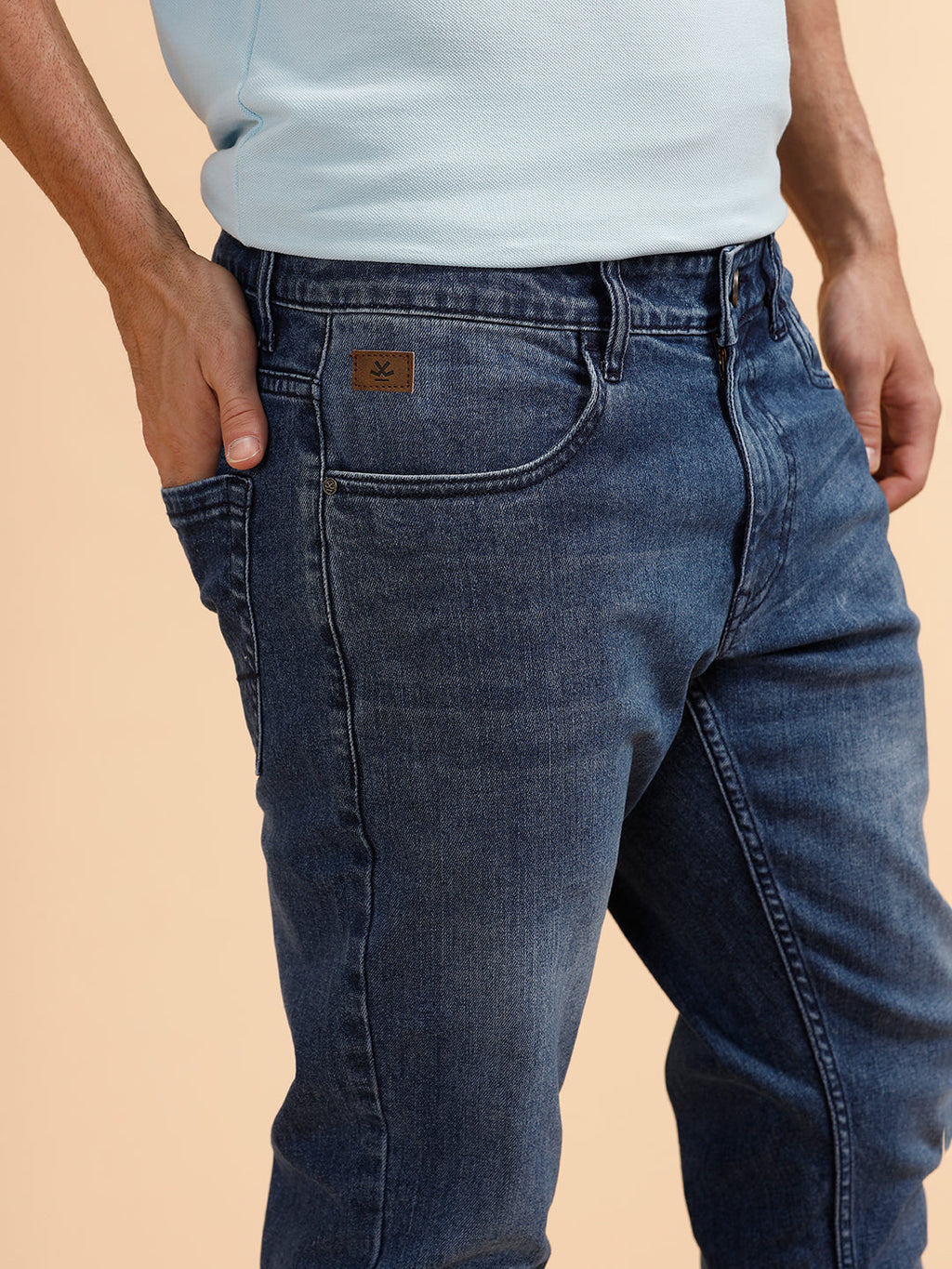 Casual Slim Fit Jeans | Blue