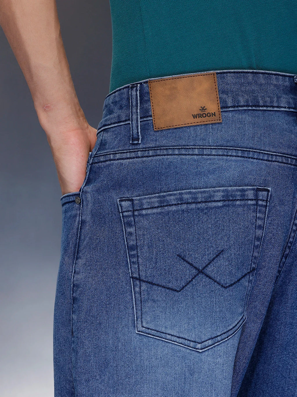 Men’s Timeless Mid-Wash Blue Jeans | Darkstone