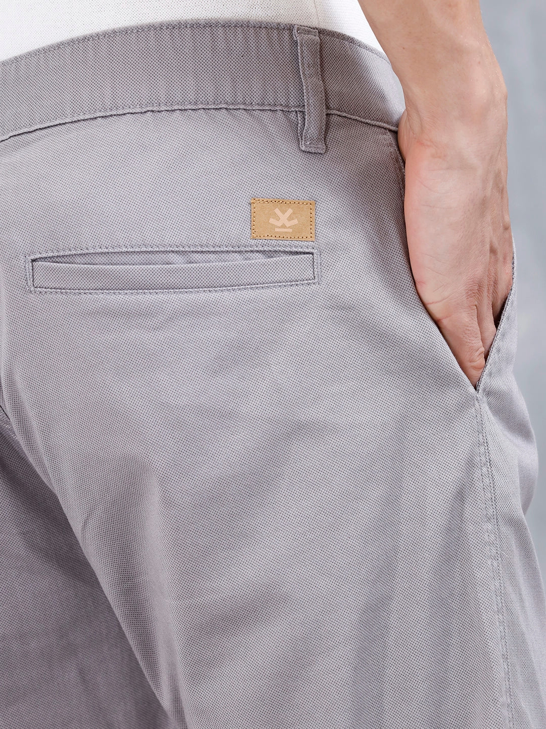 Men's Straight Fit Woven Jogger | Grey