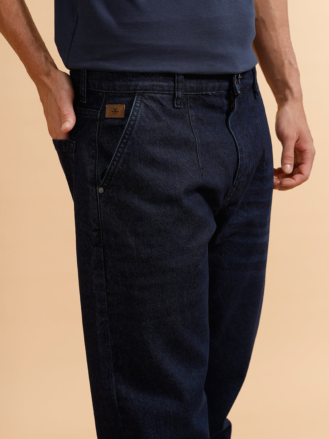 Light Fade Anti Fit Jeans | Dark Blue