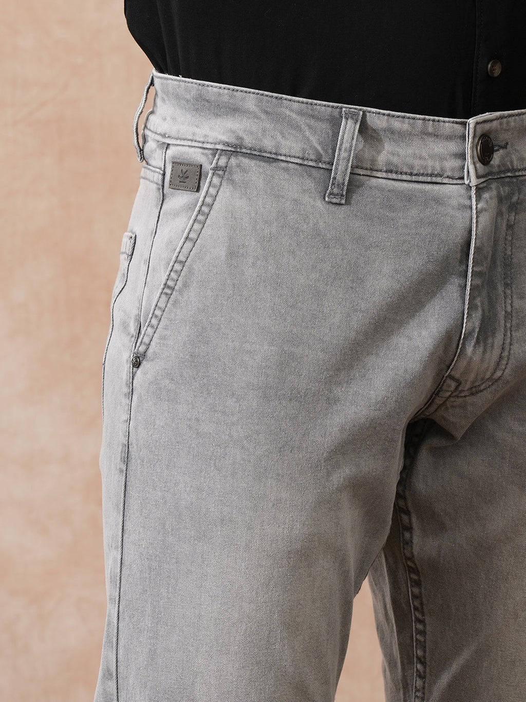 Light Fade Straight Fit Jeans | Grey