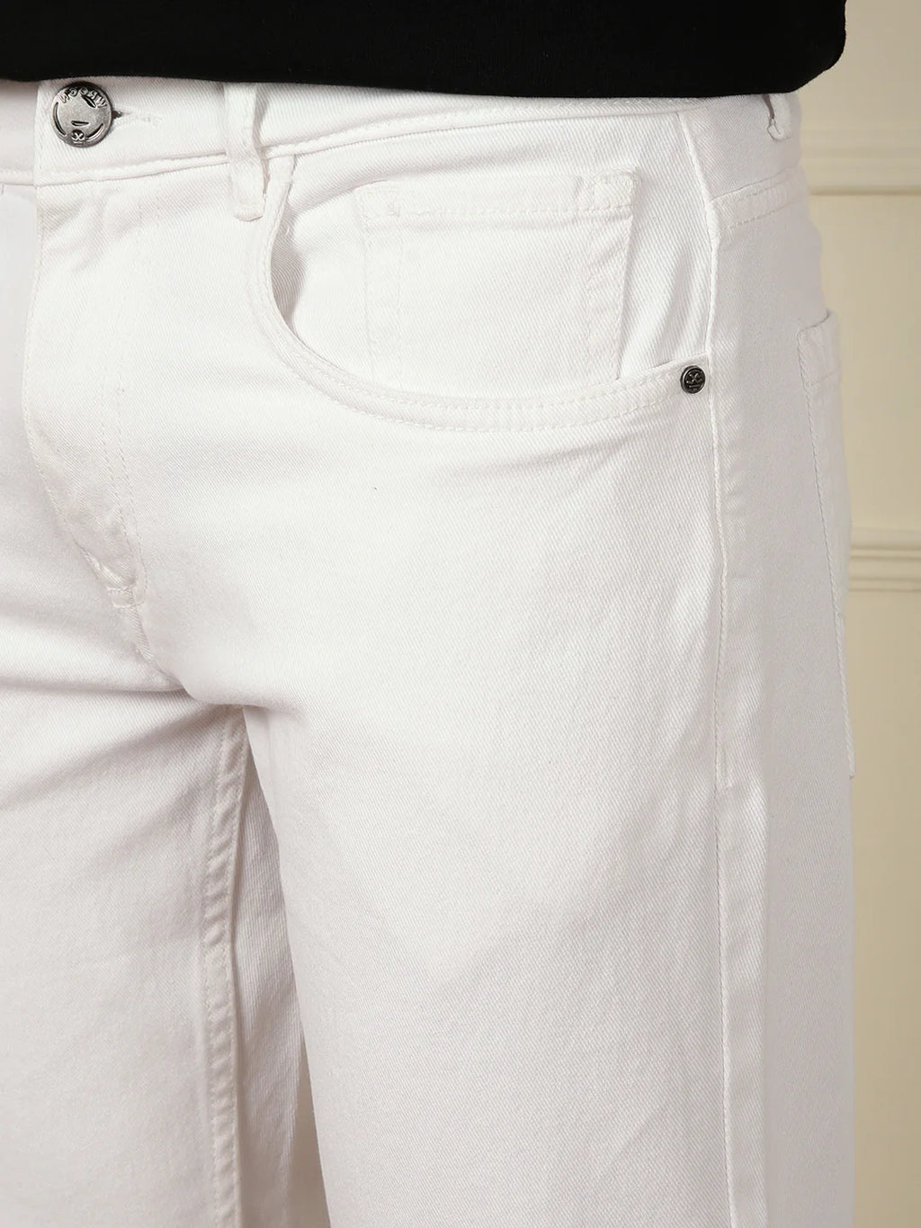 Classic Skinny Crop Jeans | White