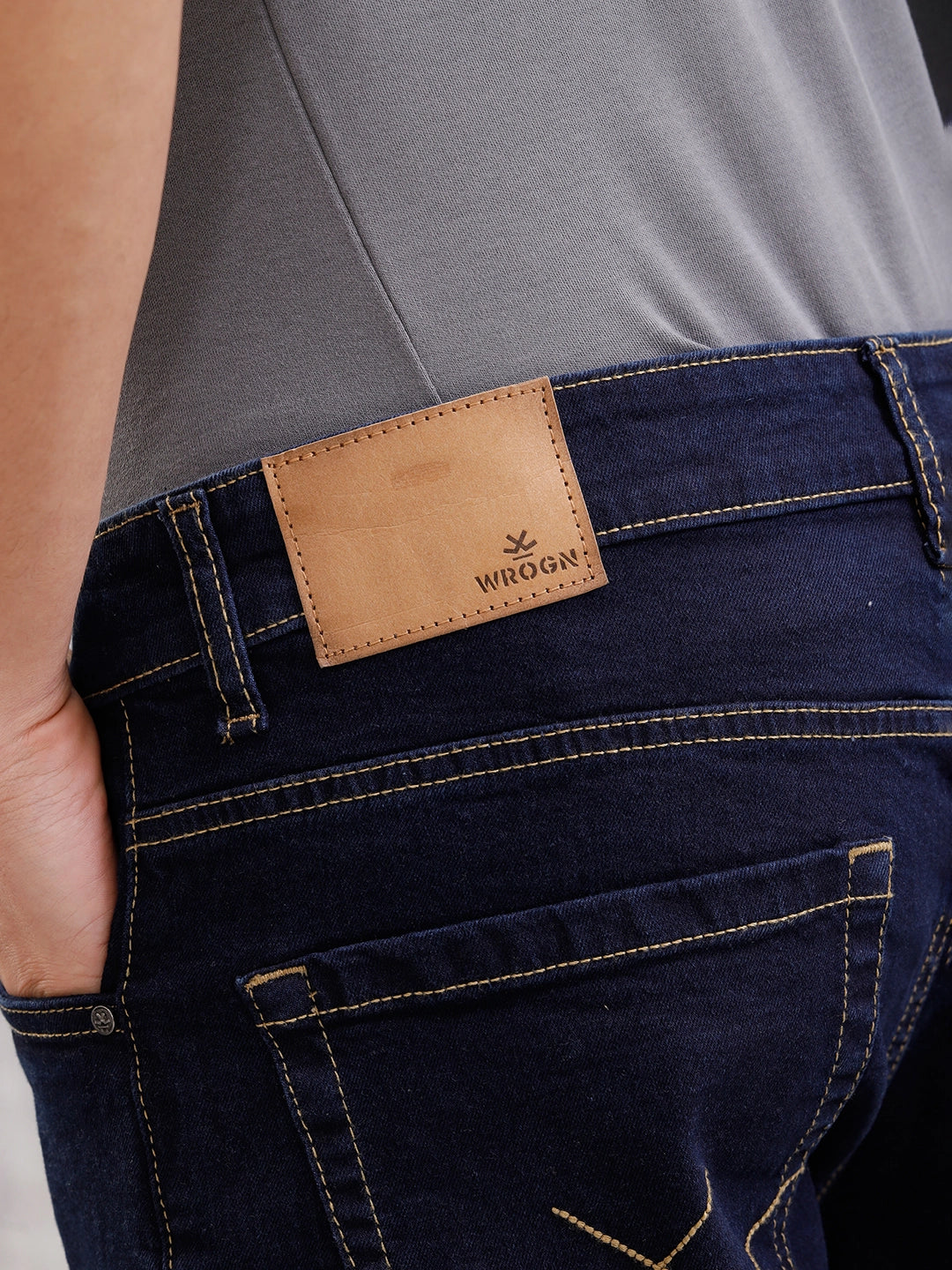 Skinny Crop Classic Denim Jeans | Blue
