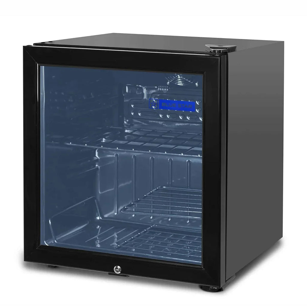 Blue Star VC65D Single Door Visi Cooler (55 Ltrs, 3 shelves, Black)