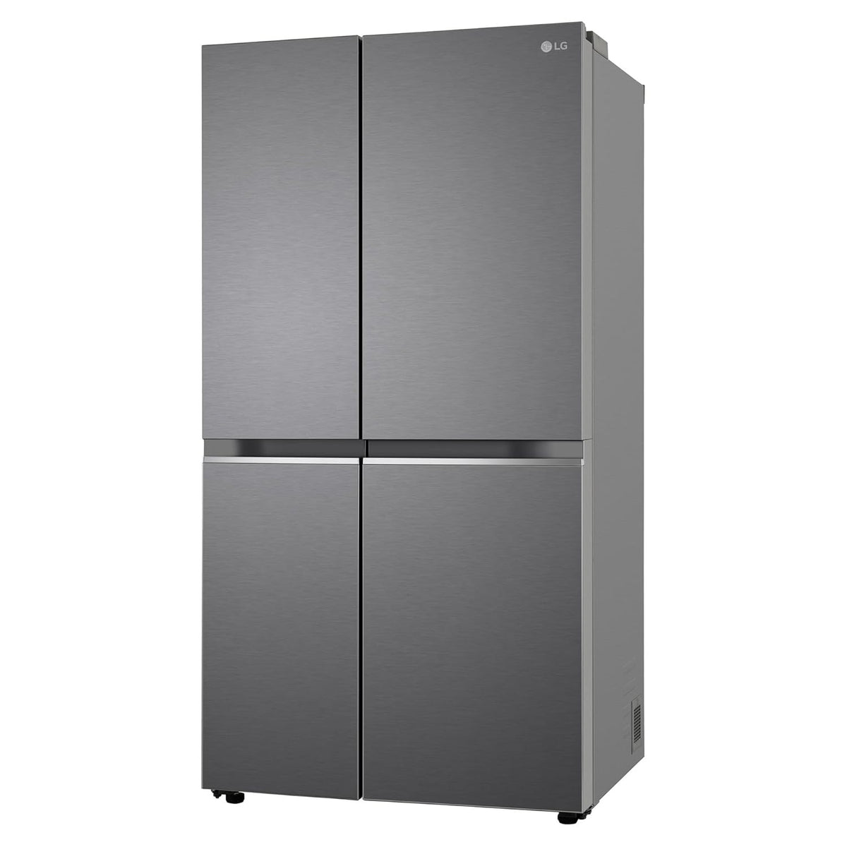 LG 650 L, 3 Star, S Frost Free Double Door Side by Side Refrigerator (GL-B257HDS3, Dazzle Steel, Express Freeze)