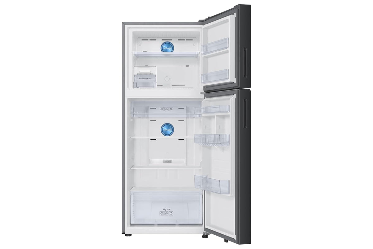 Samsung 396 L, 2 Star, Convertible 5-in-1, Digital Inverter, Frost Free Double Door (RT41DB6A4B22HL, Clean Black)