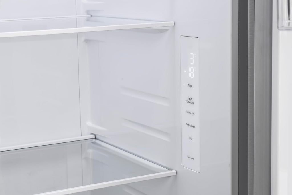 LG 650 L, 3 Star, S Frost Free Double Door Side by Side Refrigerator (GL-B257HDS3, Dazzle Steel, Express Freeze)
