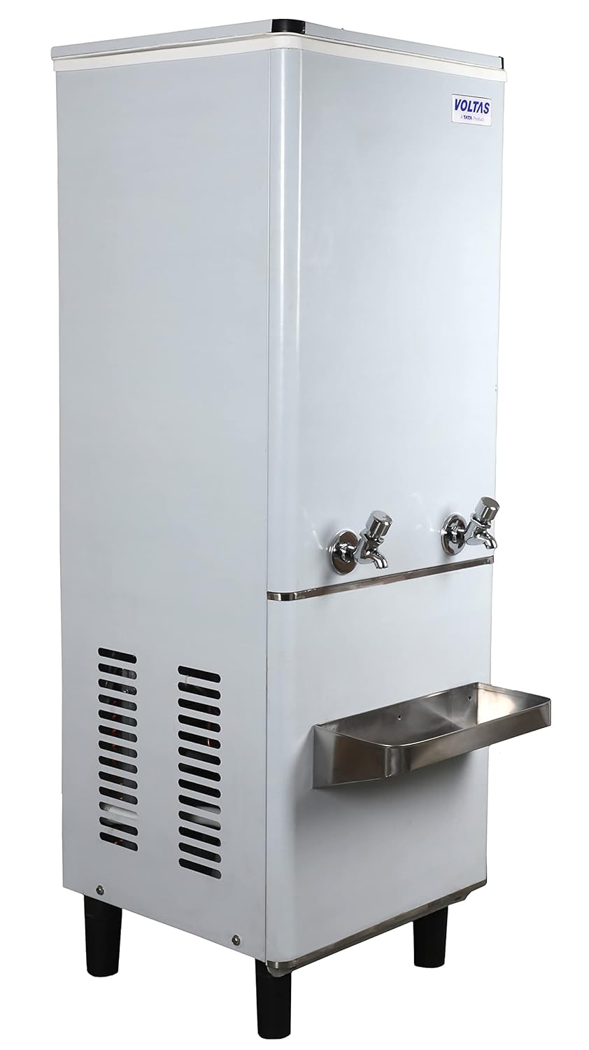 Voltas Steel Normal And Cold Water Cooler, 40/80 Fss, Storage Capacity -80 Liters, Cooling Capacity- 40 Liters, White