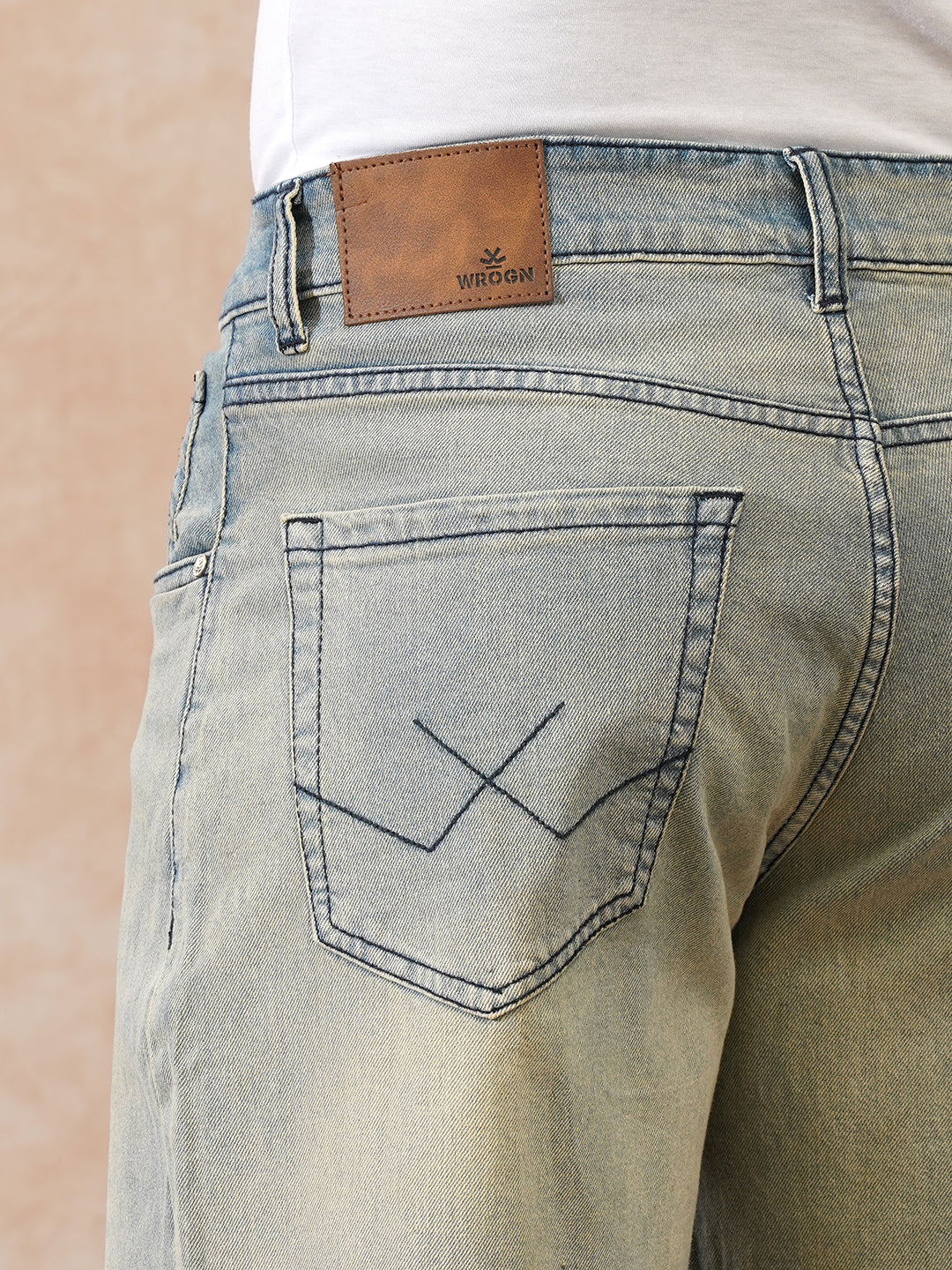 Faded Loose Fit Jeans | Light Blue