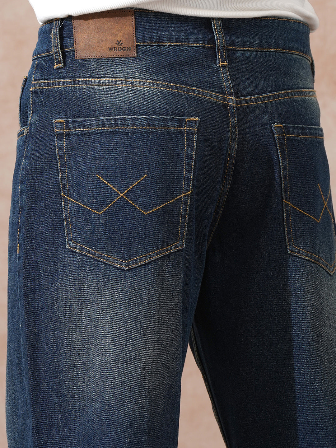 Heavy Fade Loose Fit Jeans | Blue
