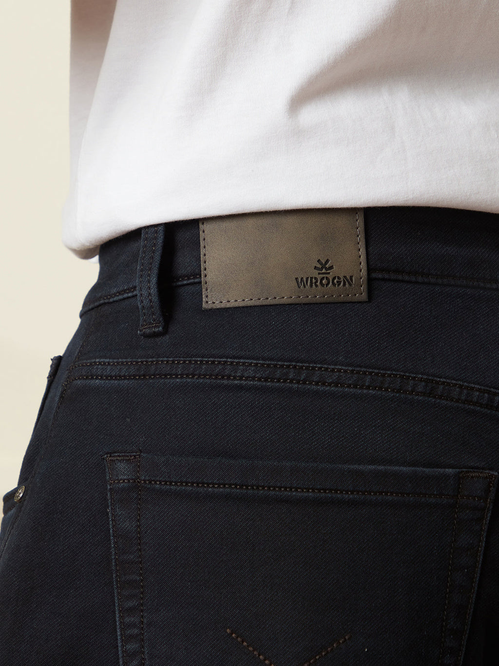 Solid Loose Fit Jeans | Black