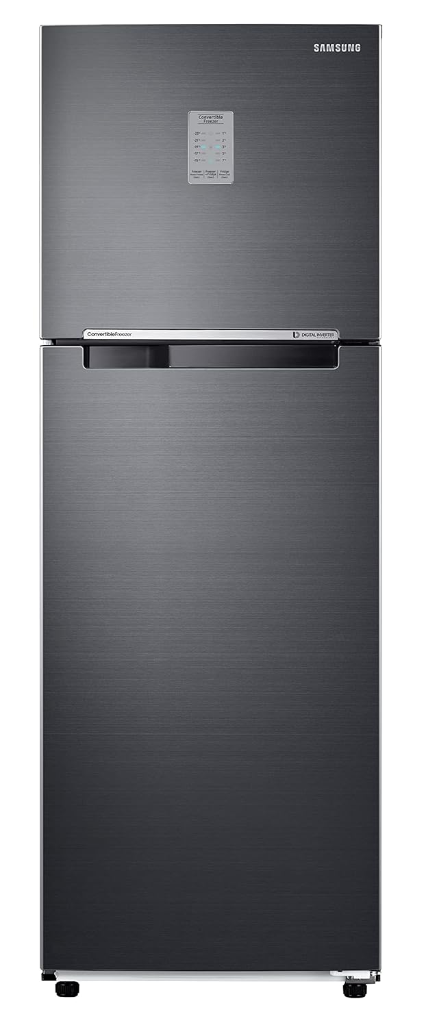 Samsung 256L 2 Star Inverter Frost-Free Convertible 3 In 1 Double Door Refrigerator (RT30C3732BX/HL,Luxe Brown)